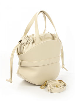 LACCOMA сумка АМ2420-молочный натуральная кожа фото 2