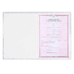 Папка для свидетельства о заключении брака Мы стали семьёй, цветы, А4 - Долго и счастливо фото 6