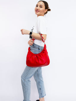 LACCOMA сумка Долорес-Ф826-гранатовый эко кожа хлопок