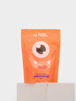 Соль для ванны «Монстрики», 200 г, аромат карамельный попкорн, ULAB