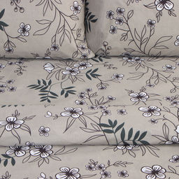 Постельное бельё 2 сп Экономь и Я Spring garden, 173х215см, 175х214см, 50х70см-2шт, микрофибра, 60г/м2  фото 9