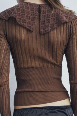 RUFFLED KNIT TOP - Zara фото 4