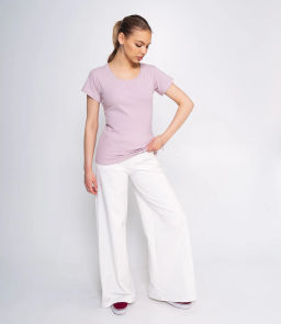 Футболка #ОКТ075003, пудровый