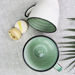 Кружка 400мл ФИСТАШКОВЫЙ БРИЗ керамика арт. 139-27083