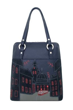 Сумка с аппликацией ДС-226-264 синий