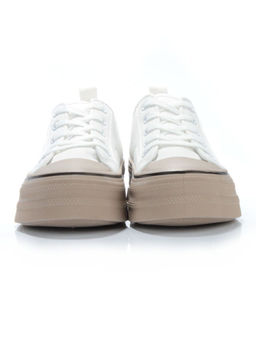 05-6036-12 WHITE/BROWN Кроссовки женские (искусственные материалы) - No name фото 11