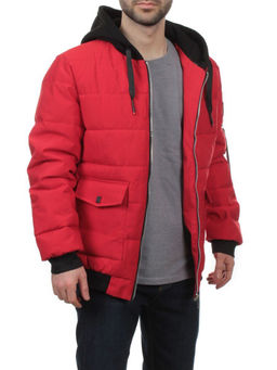 2172 RED Куртка мужская зимняя облегченная (150 гр. холлофайбер)
