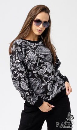 Свитшот "Пейсли" Цвет:как на фото