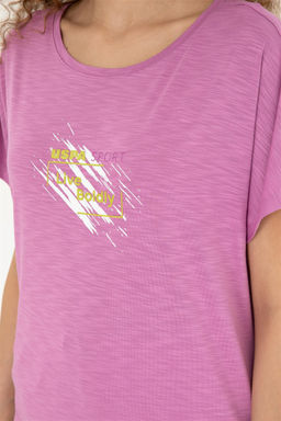 U. S. Polo Assn / Женская фиолетовая футболка - U.s. polo assn фото 7