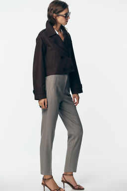 HIGH-WAIST TROUSERS