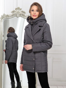 23339 Куртка графитовый - Dizzyway фото 2