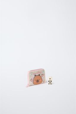 CAPYBARA CAPYFUN  VINYL WALLET - Zara фото 6