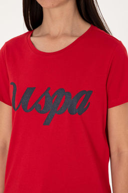 Kad_n K_rm_z_ Bisiklet Yaka Ti__rt - U.s. polo assn фото 7