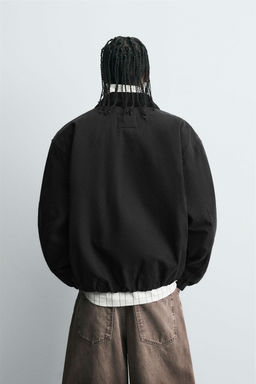 RELAXED FIT ZIP-UP JACKET