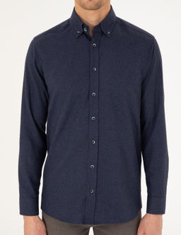 Lacivert Regular Fit Uzun Kollu G_mlek - Pierre cardin фото 6