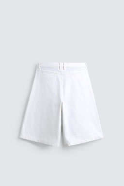 BERMUDA CHINO RELAXED FIT / Blanco