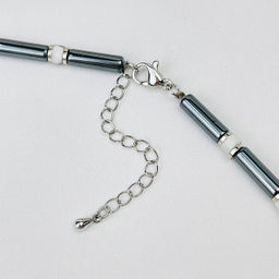 Чокер из Гематита и Говлита 41 см +