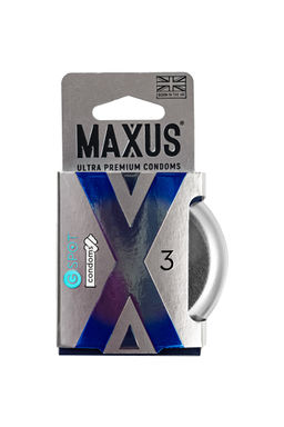 Презервативы Maxus G-SPORT, латекс, 3 шт.