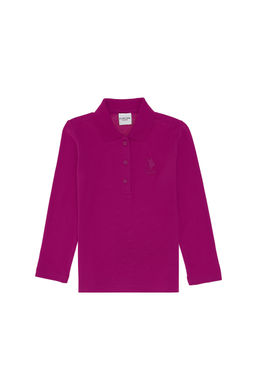 K_z _ocuk Fu_ya Polo Yaka Basic Sweatshirt Sepette S_rpriz _ndirim - U.s. polo assn фото 3