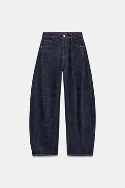 Z1975 HIGH-WAIST BARREL JEANS - Zara фото 14