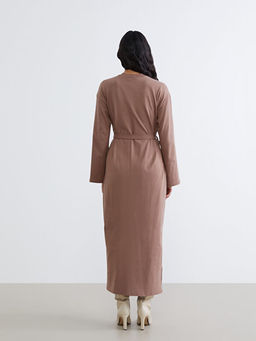 Bisiklet Yaka Sweat Elbise