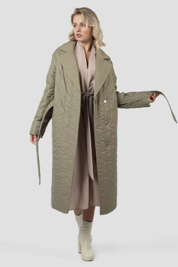 Пальто женское демисезонное (пояс) - El podio фото 3