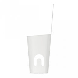 Контейнер навесной пластмассовый 24х9,5х26см, универсальный, с крючком, белый (Россия) - Домашняя мода фото 3