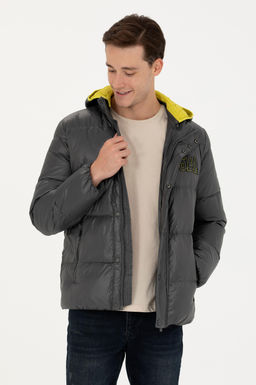 Мужское пальто антрацитового цвета Неожиданная скидка в корзине - U.s. polo assn фото 8