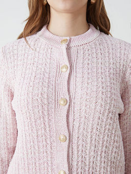 Bisiklet Yaka Ekose Kad?n Triko H?rka