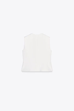 ZW COLLECTION ASYMMETRIC WAISTCOAT - Zara фото 6