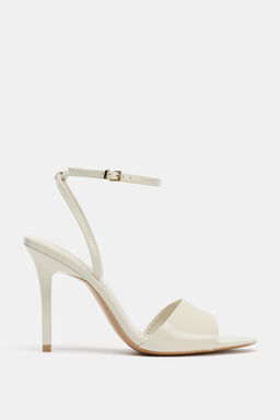 SANDALIA ACHAROLADA TAC?N / Crudo - Zara фото 2