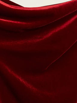 Асимметричный топ из бархата / Zarina