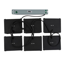ULP-0808 42W/4000К IP40 GRILYATO BLACK KIT06 Светильники светодиодные потолочные встраиваемые, комплект из 6 штук. Белый свет (4000K). 5208Лм. Для ячеек 86x86мм. Корпус черный. В комплекте с и/п. ТМ Uniel