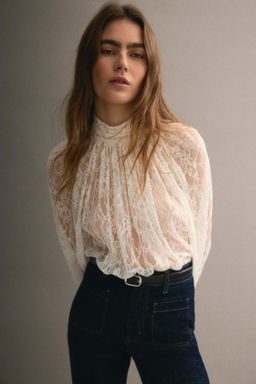 Blusa oversize de encaje - H&m фото 3