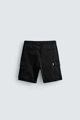 BERMUDA CARGO RELAXED FIT LAVADO / Negro - Zara фото 8