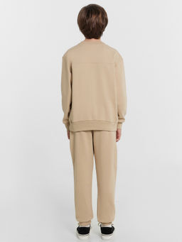 Костюм спортивный для мальчиков бежевый - Mark formelle фото 3