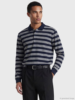 Polo Yaka ?izgili Erkek Ti??rt