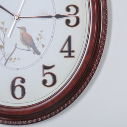 Часы настенные 38х45 см / T2946T-2 /уп 10/коричневые - ГалеонТрейд фото 4