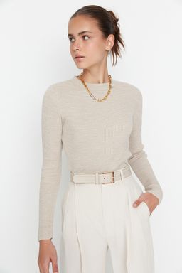 Tas Basic Fitilli Triko Kazak TWOAW22KZ1708