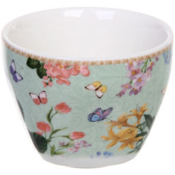 Чайный набор 4 предмета "Цветочная фантазия" (2 кружи 130мл+2 блюдца)