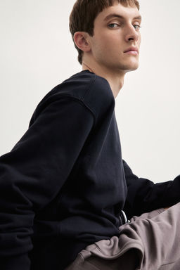 Sudadera de algodon efecto lavado Loose Fit - H&m фото 4
