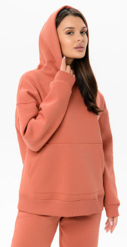 Толстовка J155 терракот