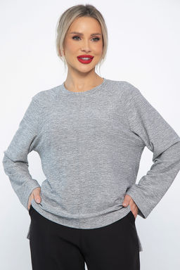 Джемпер трикотажный Ютта (серый) Б14726-30М - Lt collection фото 9