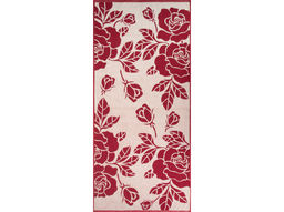 Полотенце махровое 6с102.411ж1 Розы и бутоны(бордо) 67х150см