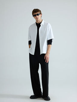 Bisiklet Yaka Erkek Sweatshirt