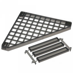 Подставка кухонная пластмассовая 25,3х25,3х15см, угловая, черный, Phibo (Россия) - Домашняя мода фото 4