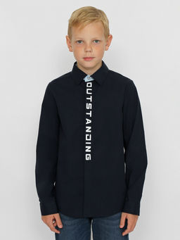 CRB wear/CWJB 63284-41 Рубашка для мальчика,темно-синий/Ex.Cherubino  фото 2