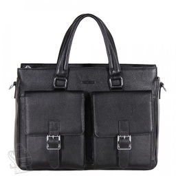 Портфель мужской кожаный 2093BSH black Heanbag в Новосибирске - S-style фото 3