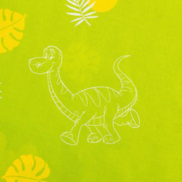 Пеленка Крошка Я Дино 70*120 см, 100 % хлопок, поплин  фото 2