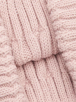 Шапка жен. шерсть+акр LB-BR55042 dusty rose - Labbra фото 10